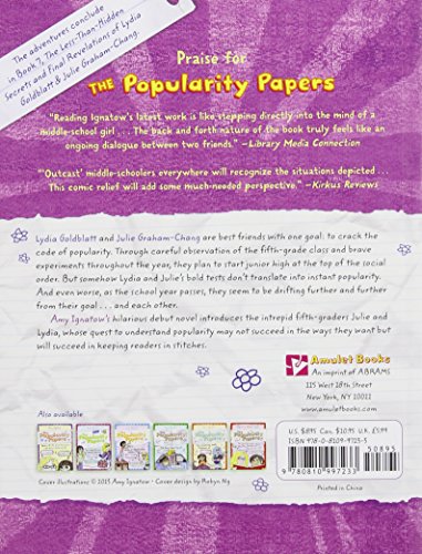 The Popularity Papers #1: Research for the Social Improvement and General Betterment of Lydia Goldblatt and Julie Graham-Chang (Volume 1)