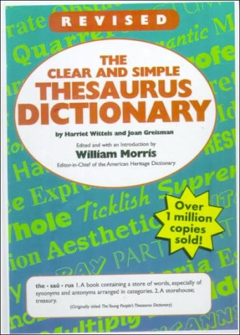 The Clear and Simple Thesaurus Dictionary