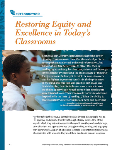 Cultivating Genius: An Equity Framework for Culturally and Historically Responsive Literacy