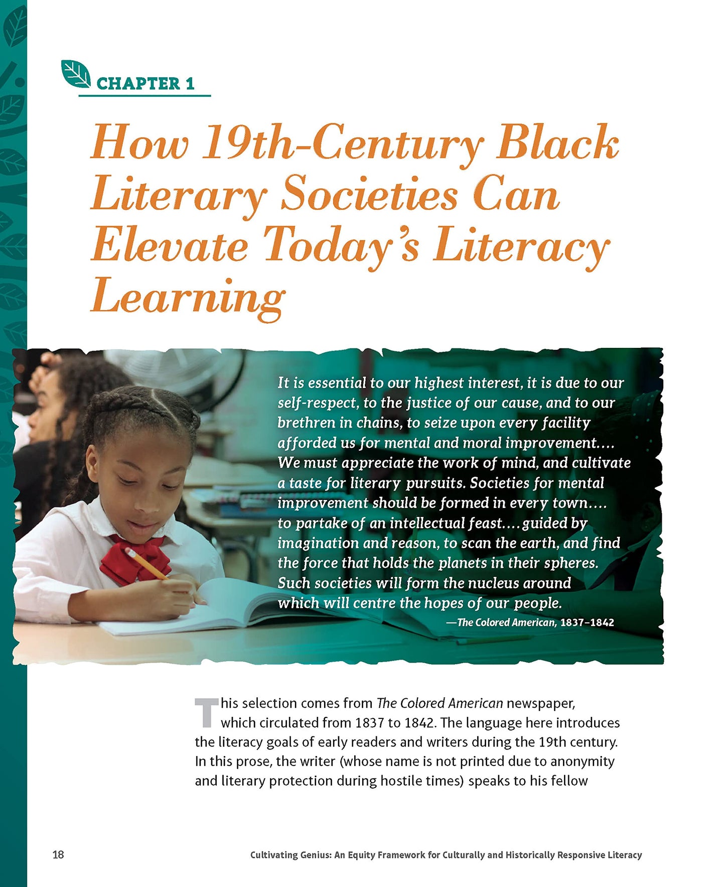 Cultivating Genius: An Equity Framework for Culturally and Historically Responsive Literacy