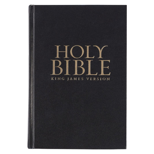 KJV Holy Bible, Pew and Worship Bible Large Print Red Letter Edition Hardcover - Ribbon Marker, King James Version, Black